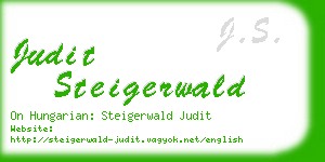 judit steigerwald business card